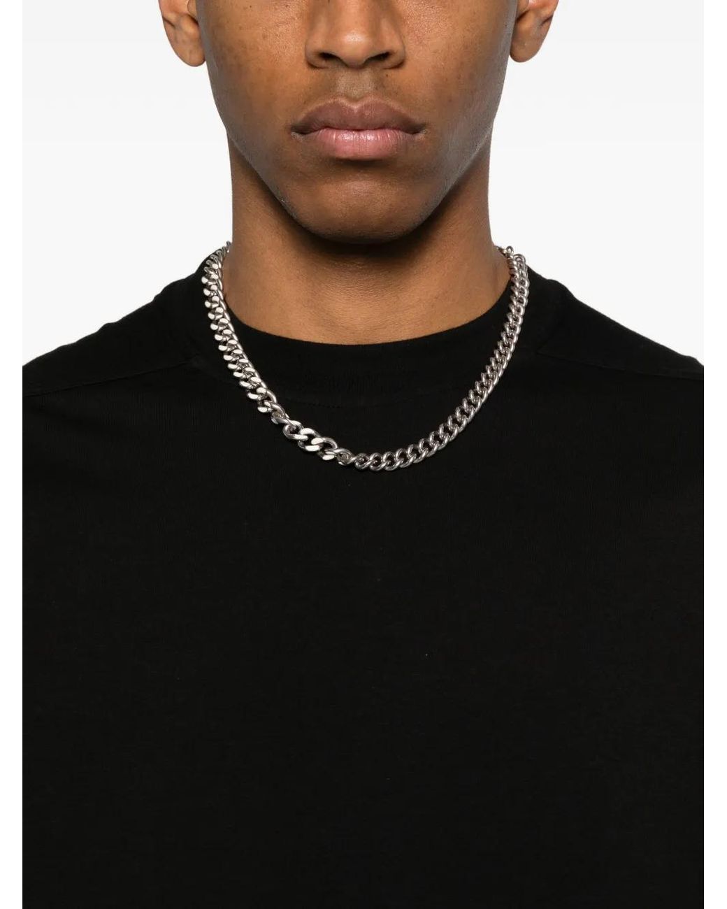 Rick Owens Black Temple Jumbo Ss T-Shirt for men