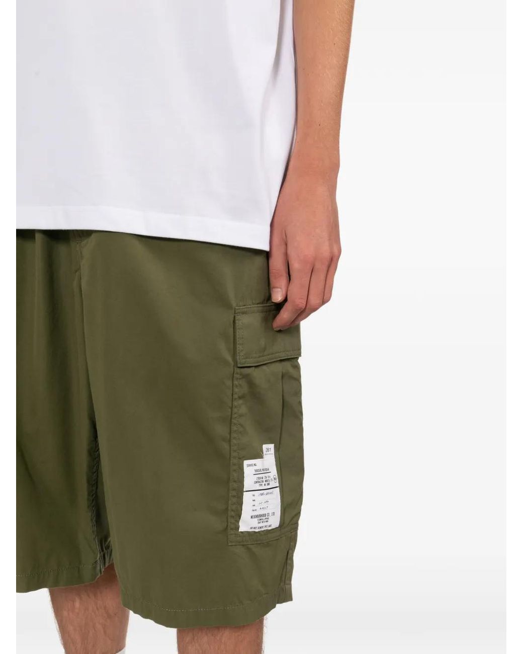 Neighborhood Green Bdu Cargo Shorts for men
