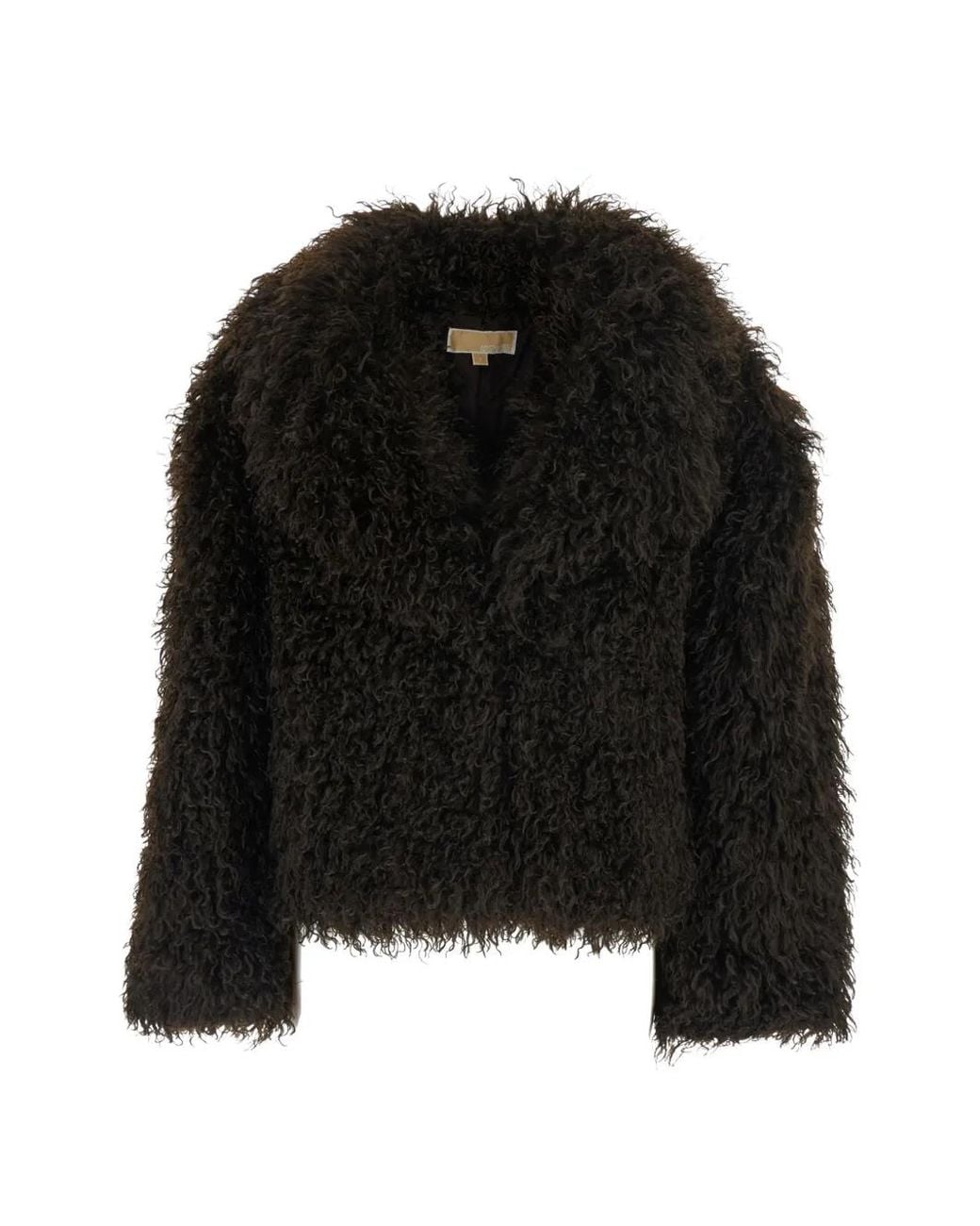 MICHAEL Michael Kors Black Veste En Fourrure Artificielle