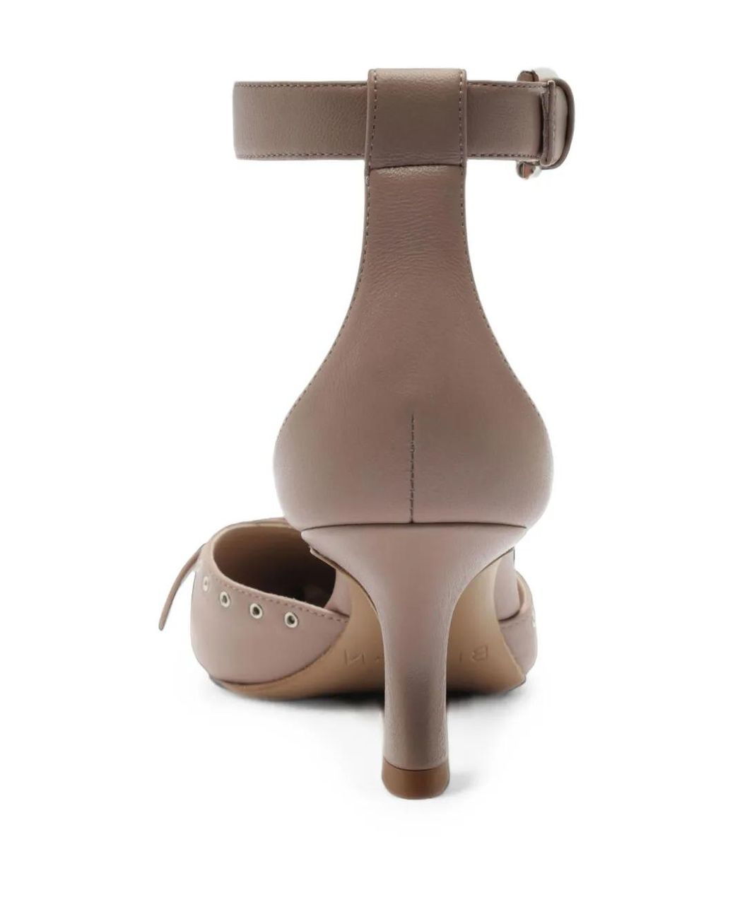 Alexandre Birman White Clarita Eyelet-Embellished Pumps