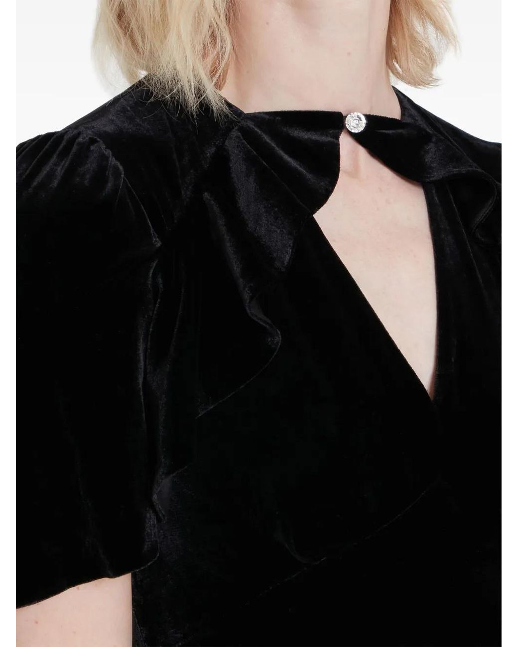 Temperley London Black Ashcombe Midi Dress