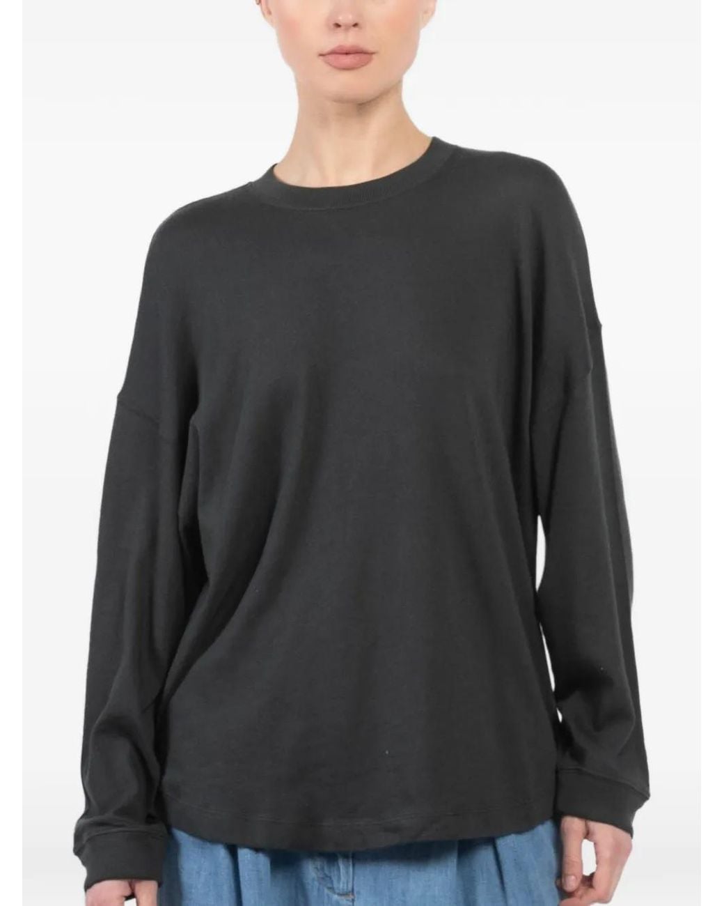 Jenni Kayne Black Long-Sleeve Sweatshirt