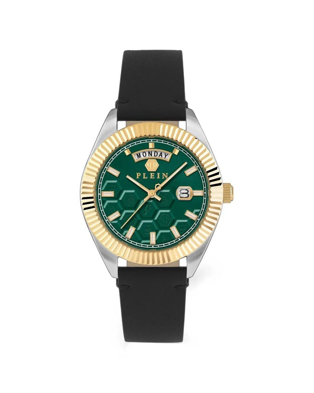 Philipp Plein Green Date Superlative Gent 42Mm Watch for men