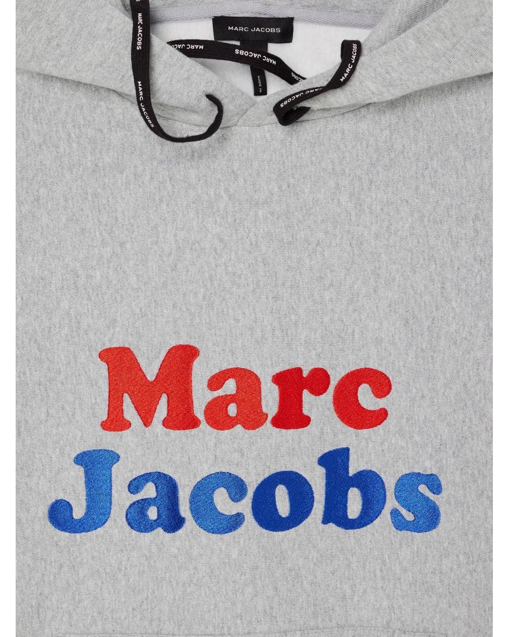 Marc Jacobs White Canal St Logo Oversized Hoodie