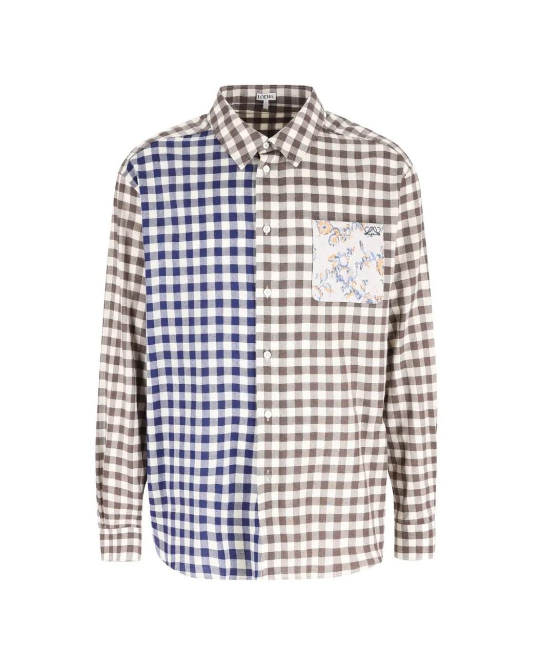 Loewe White X Cosima Von Bonin Check-Print Shirt for men