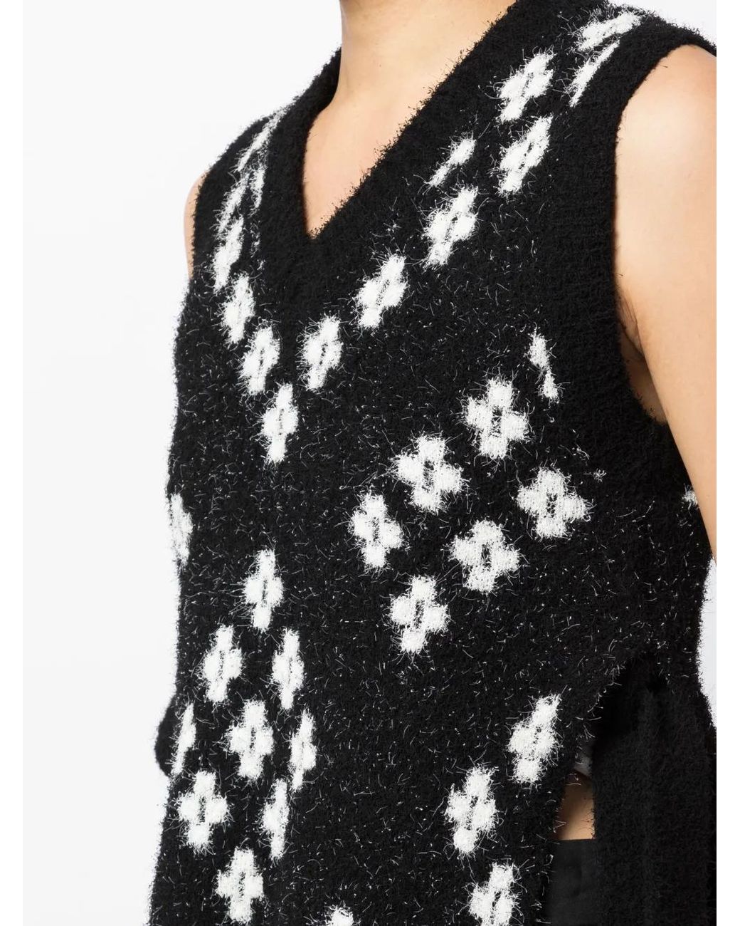 3.1 Phillip Lim Geruite Spencer in het Black
