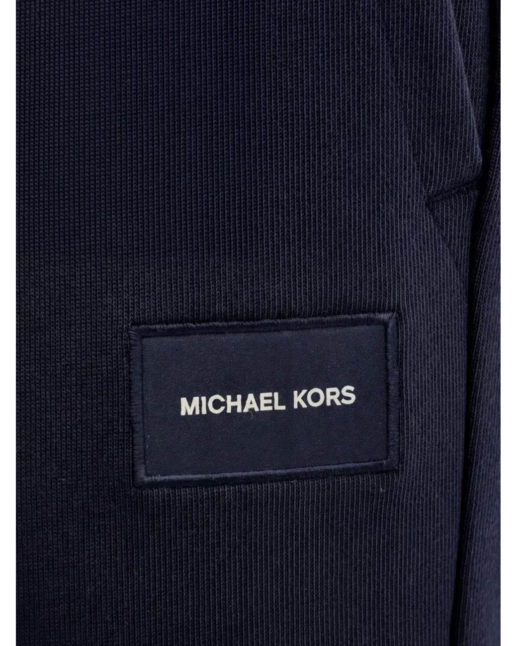 Michael Kors Blue Pantalon De Jogging À Patch Logo for men