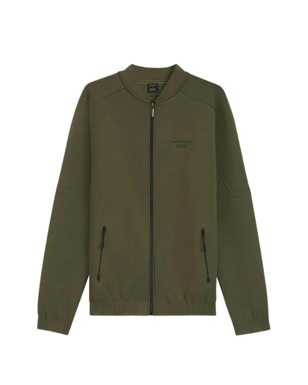 X Porsche Giacca Con Logo E Zip di Boss in Green da Uomo