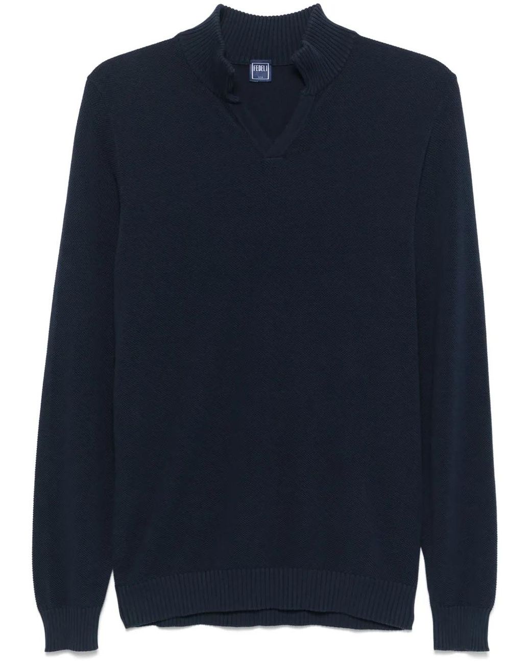 Jersey Liso Fedeli de hombre de color Blue