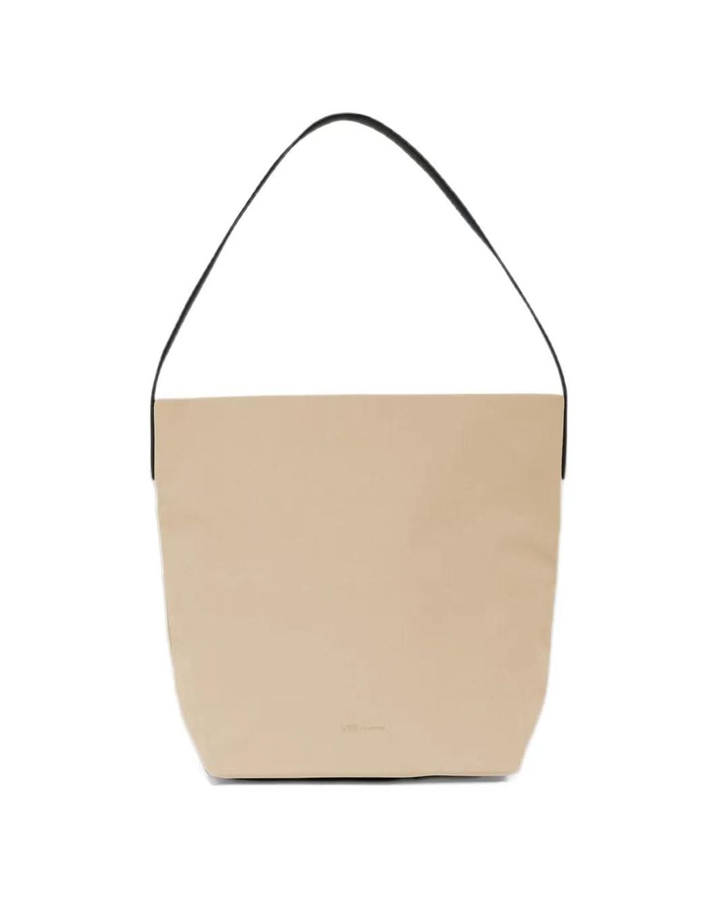 VEE COLLECTIVE White Essence Vertical Tote Bag