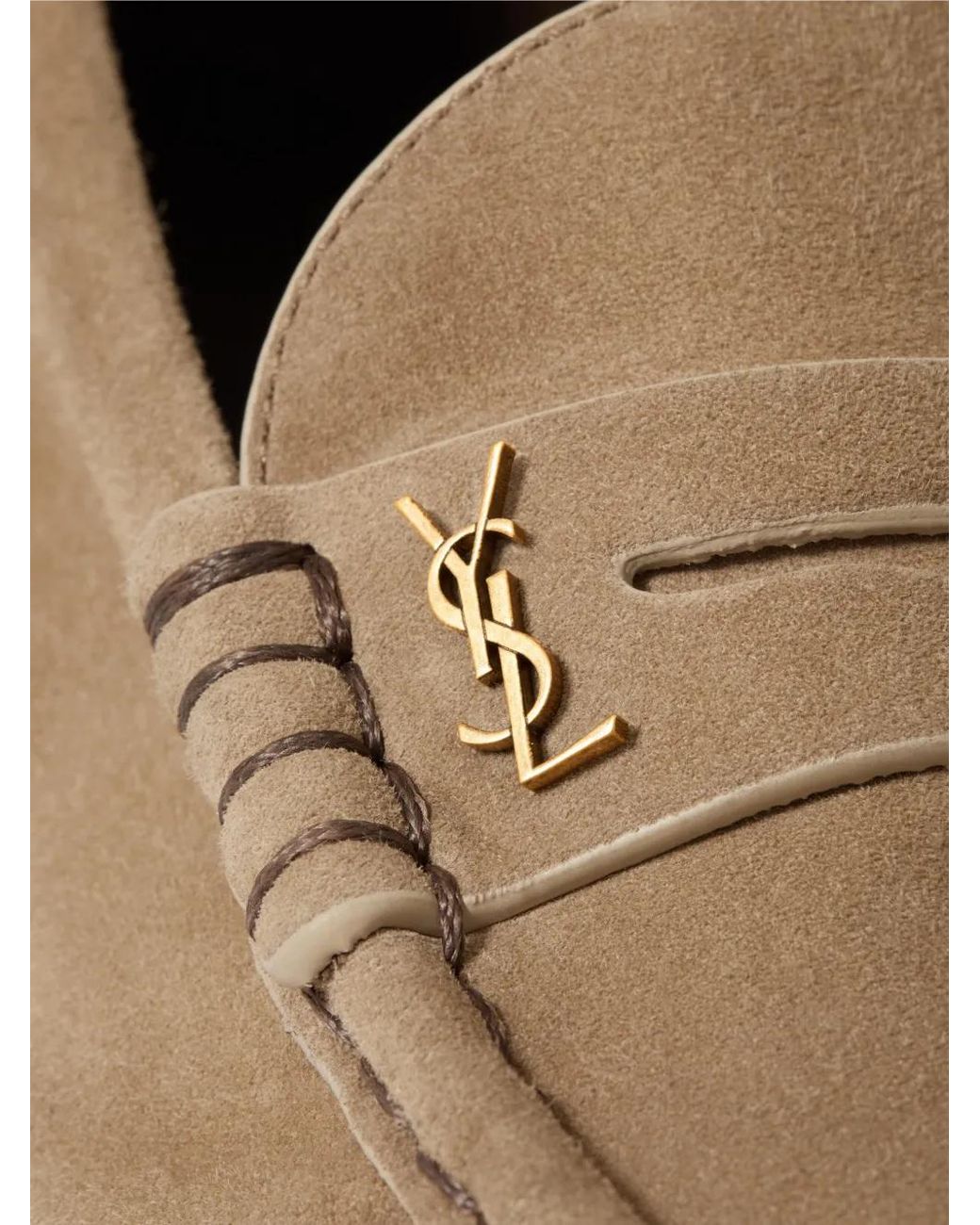 Saint Laurent Brown Le Loafer Supple