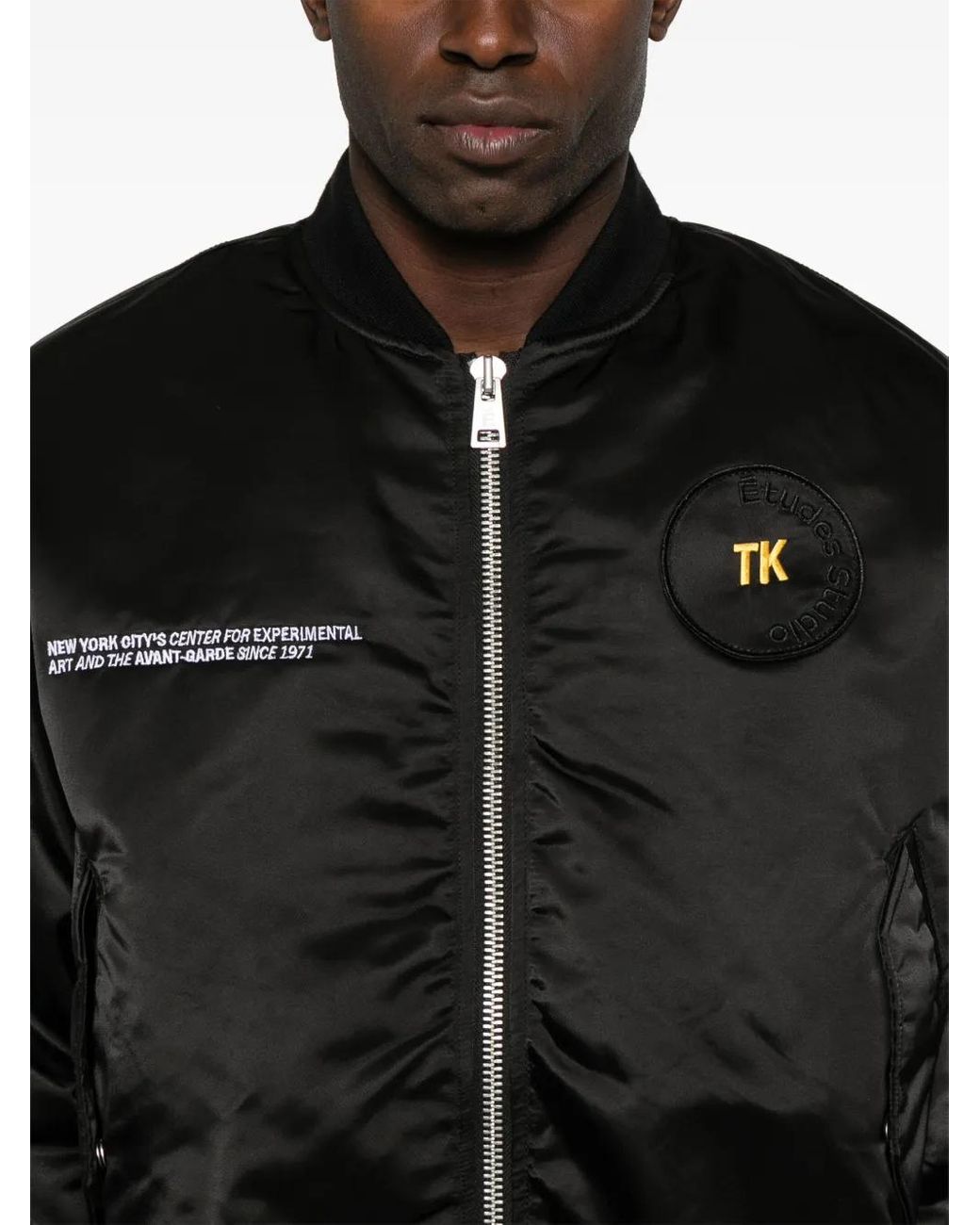 Etudes Studio Black Tk Bomber Jacket