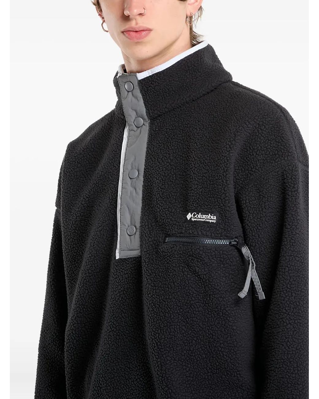 Columbia Black Helvetia Ii Half-Zip Sweater for men