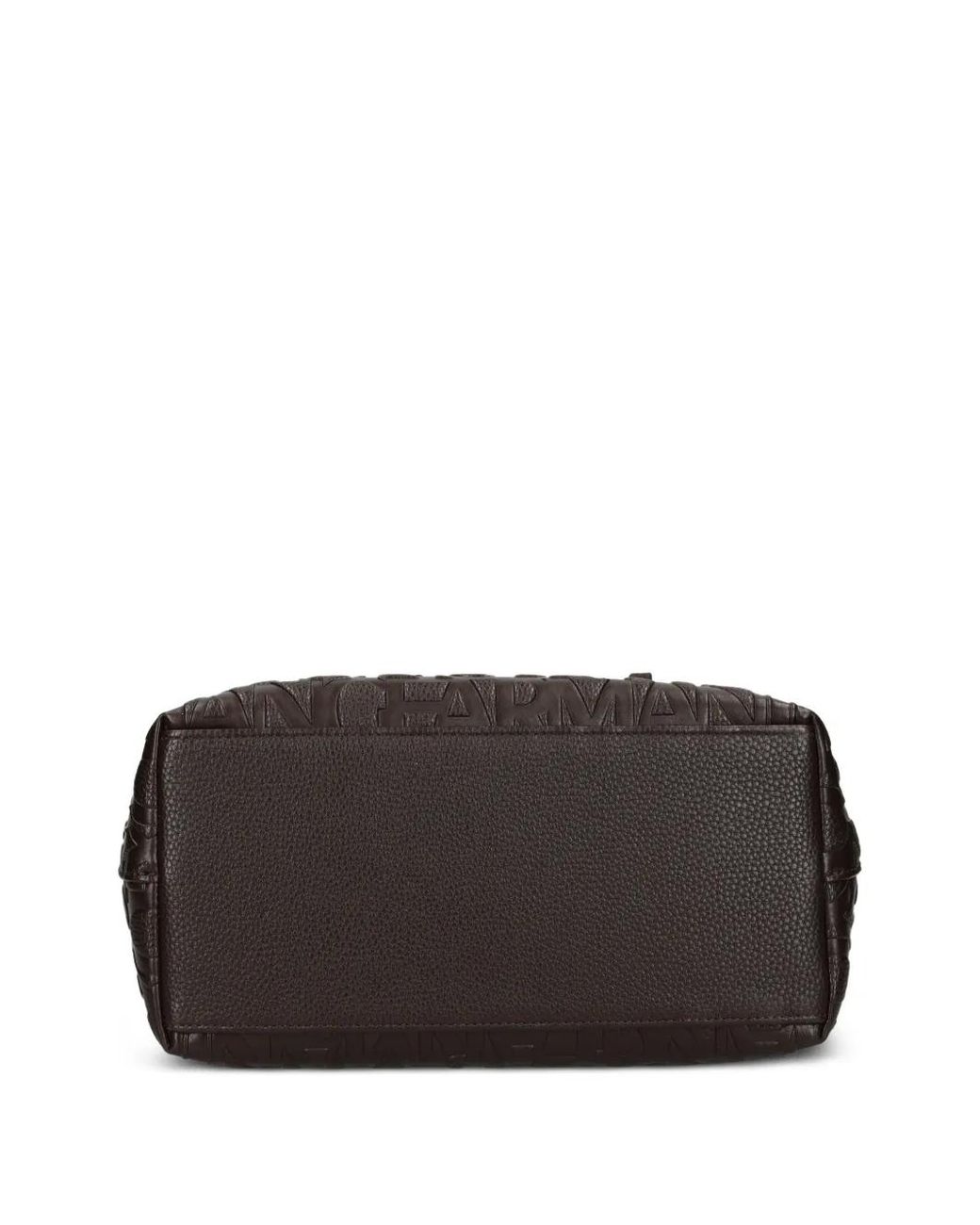 ARMANI EXCHANGE Black Sac Cabas À Logo Embossé