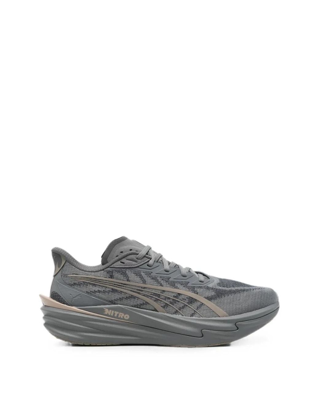 PUMA Gray Deviate Nitro 4 Sneakers