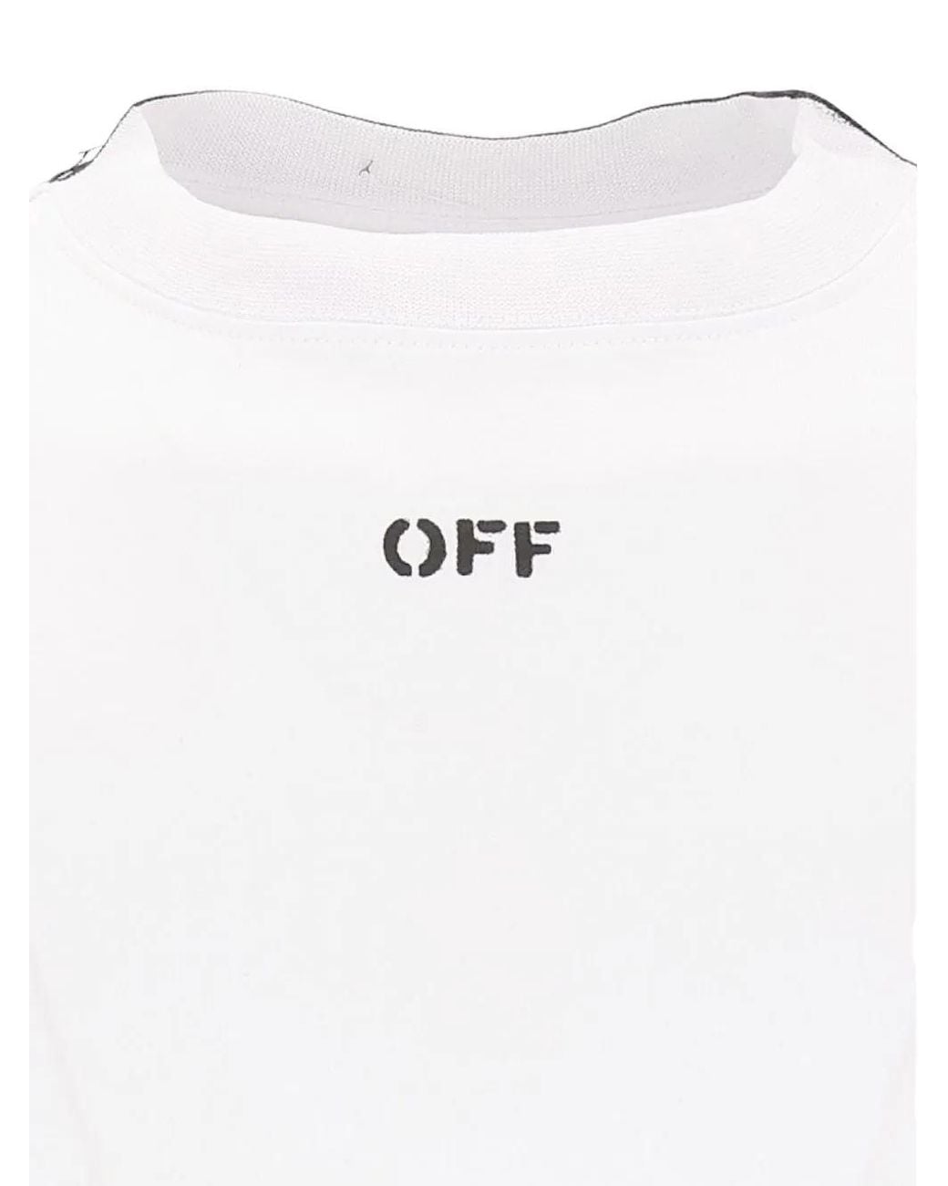 Off-White c/o Virgil Abloh White Long-Sleeves T-Shirt for men
