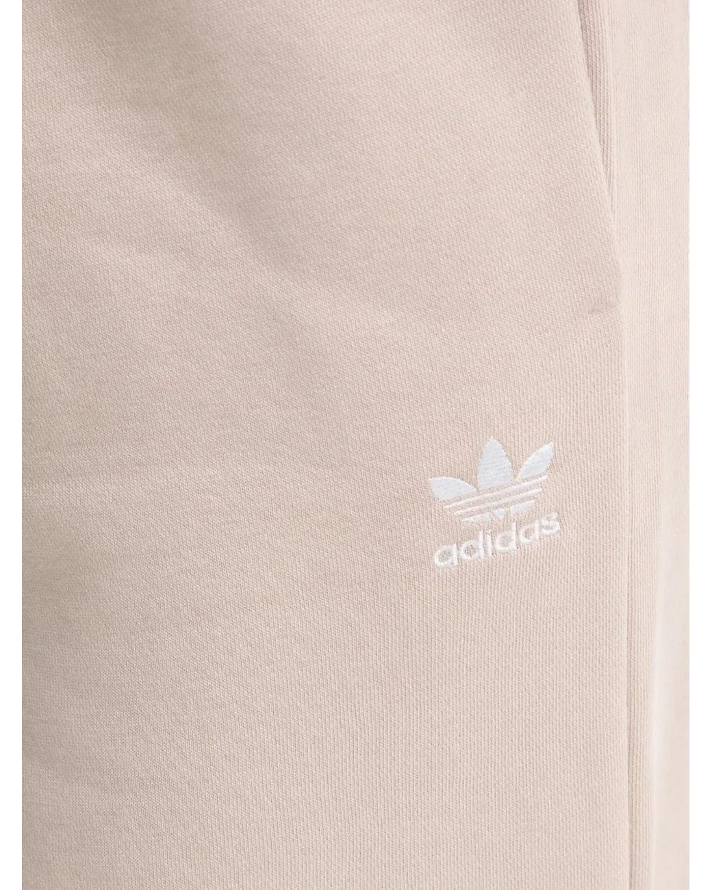 Adidas Natural Logo-Embroidered Track Pants