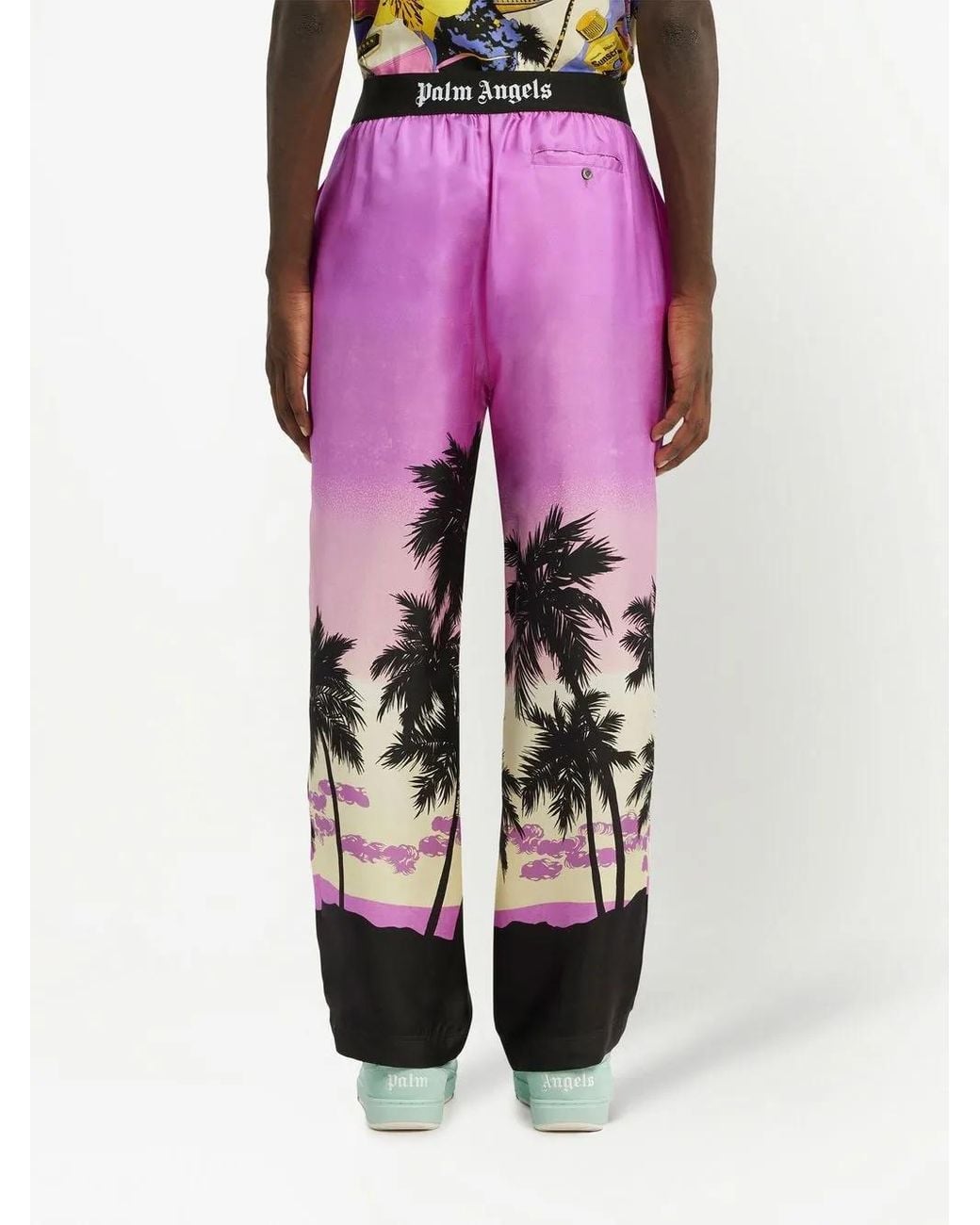 Palm Angels Pink Trousers for men