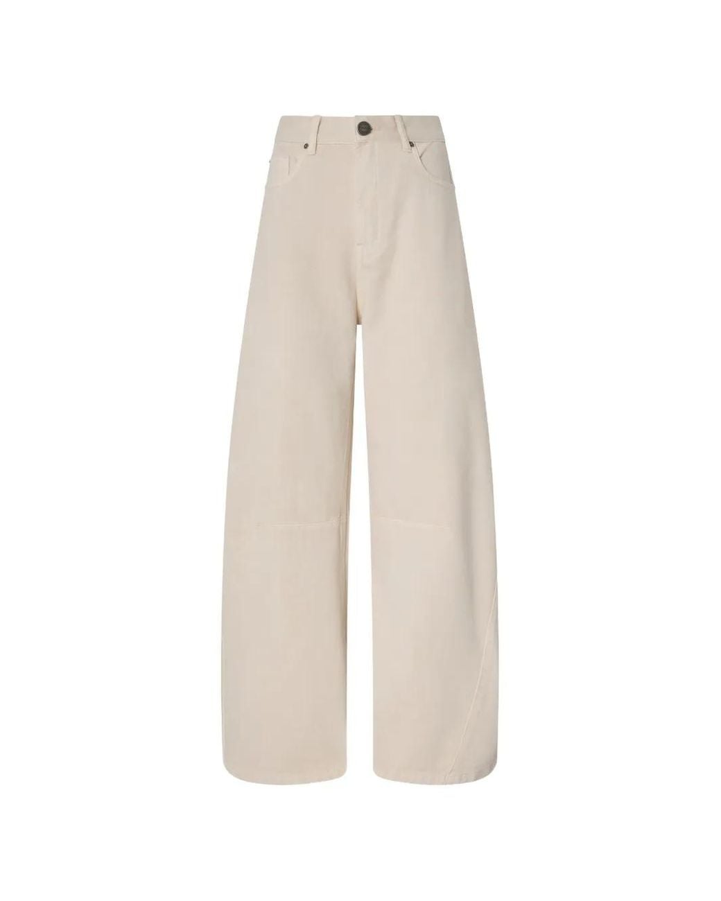 Pinko White Jean À Poches Multiples