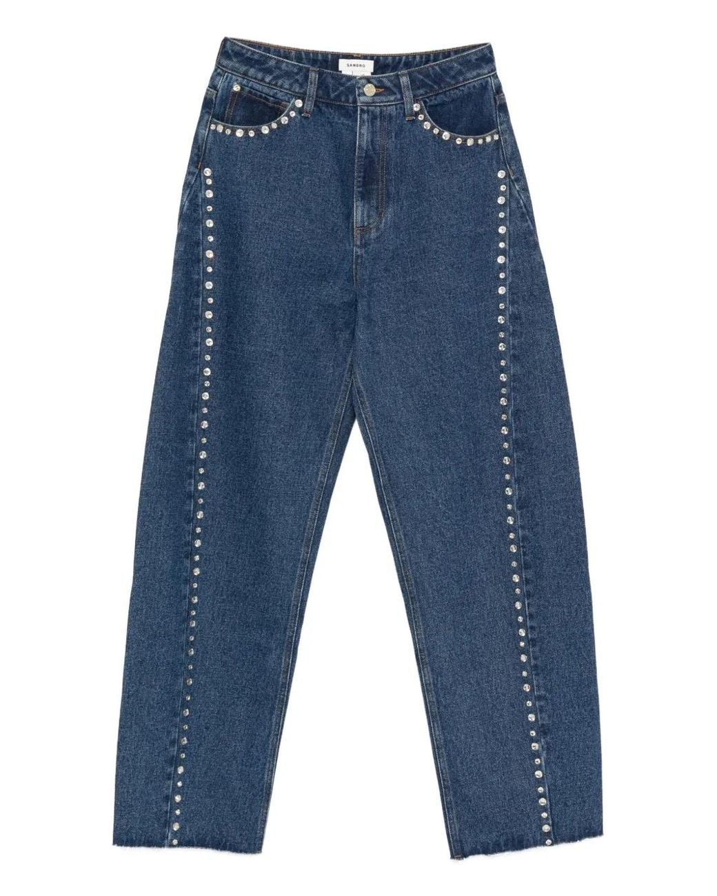 Sandro Barrel Broek Met Stras in het Blue