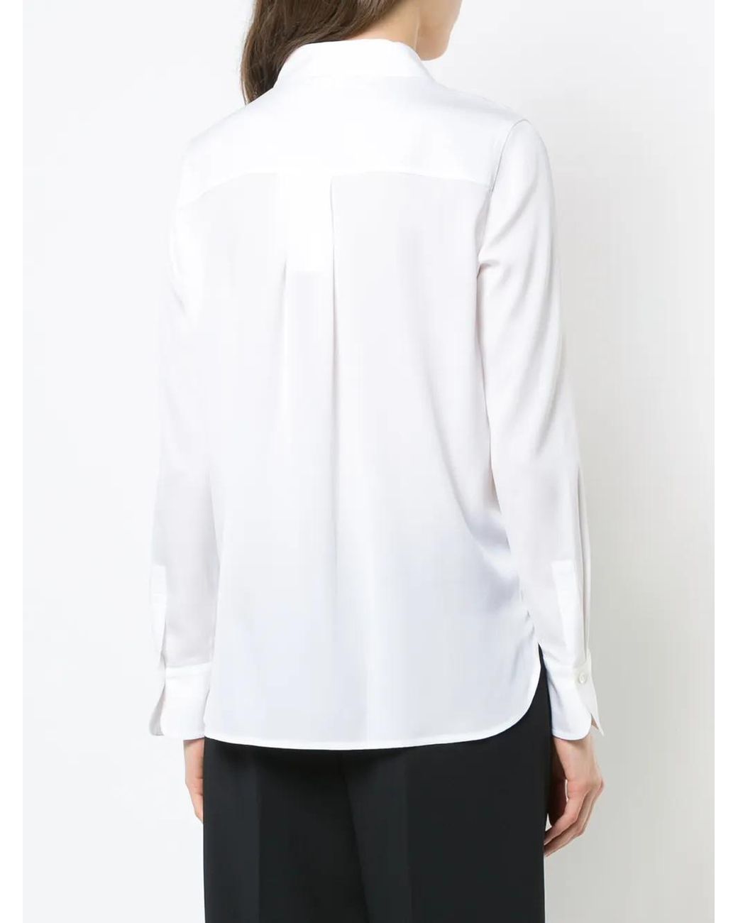 Vince White Classic Collar Shirt