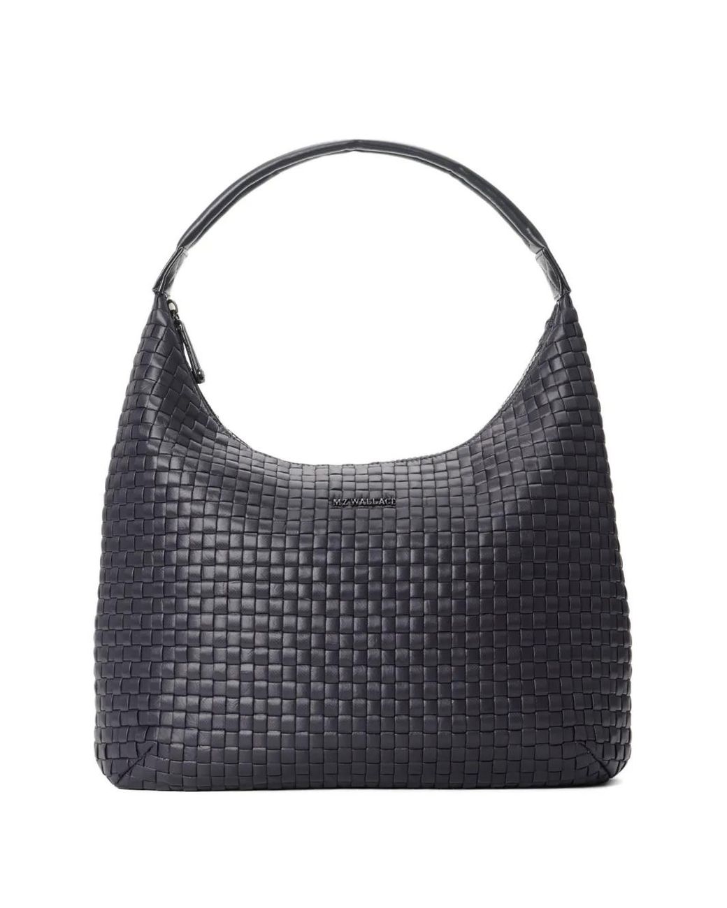 MZ Wallace Blue Woven Shoulder Bag