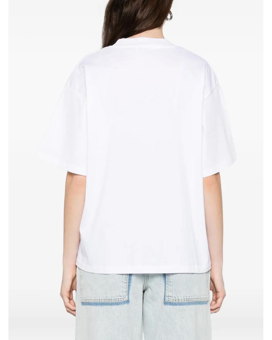 Herskind White Crew-Neck T-Shirt