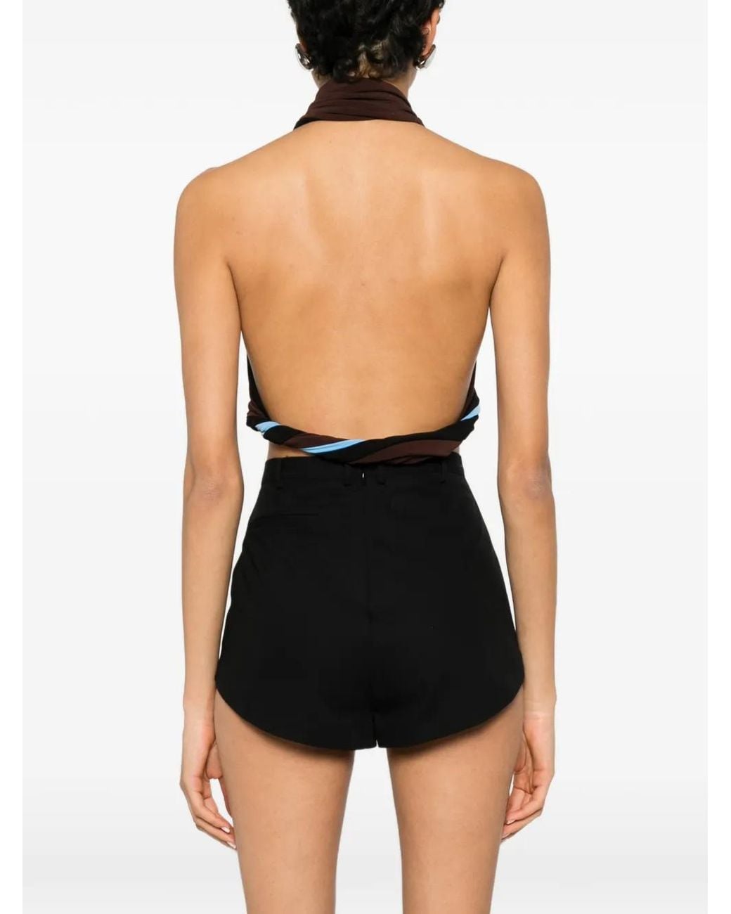 Coperni Haltertop in het Black