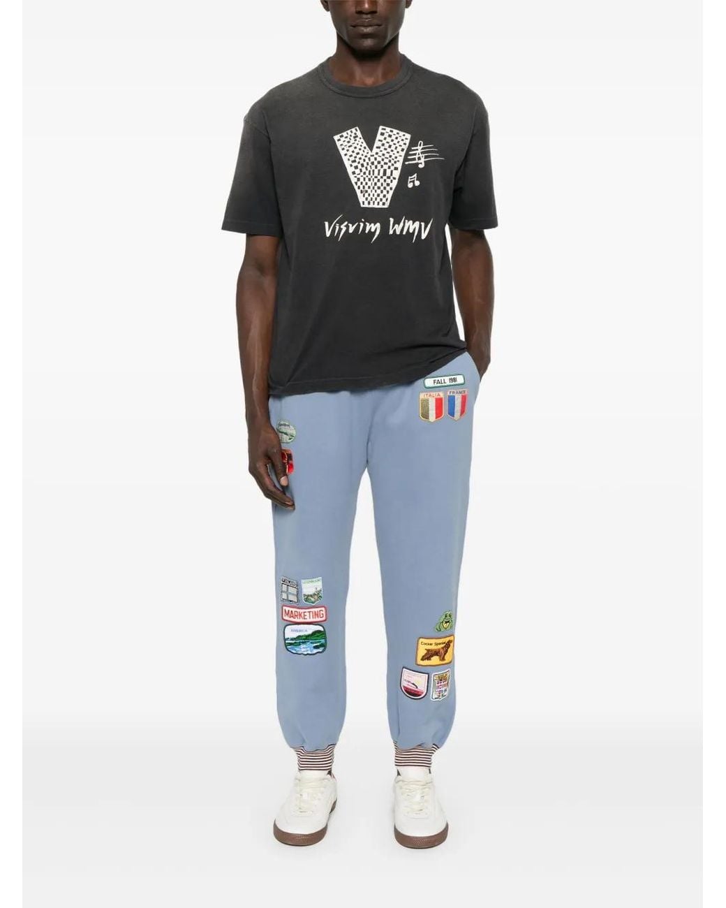 Visvim Black Jumbo T-Shirt for men