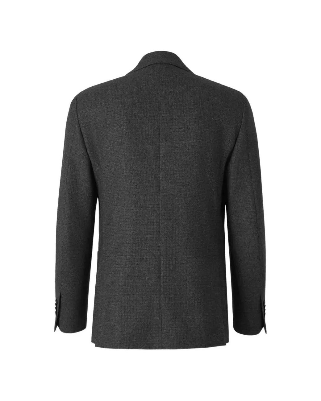 Lardini Black Flower-Patch Single-Breasted Blazer for men