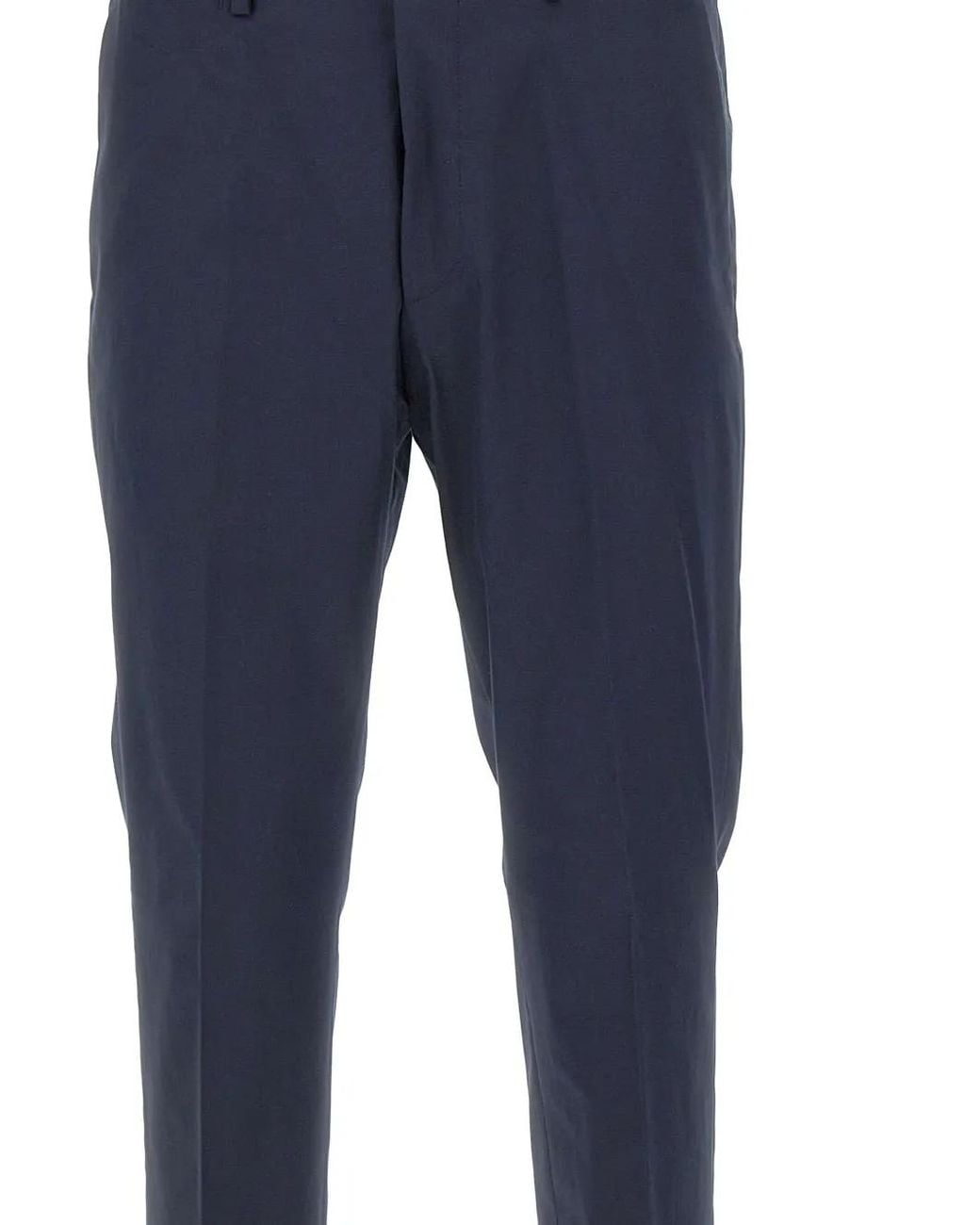 Boss Blue Zip-Fly Trousers for men