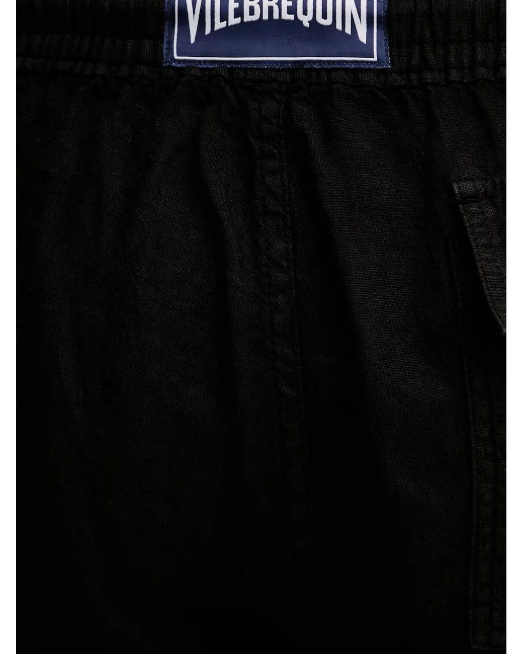 Vilebrequin Black Drawstring Cargo Shorts for men