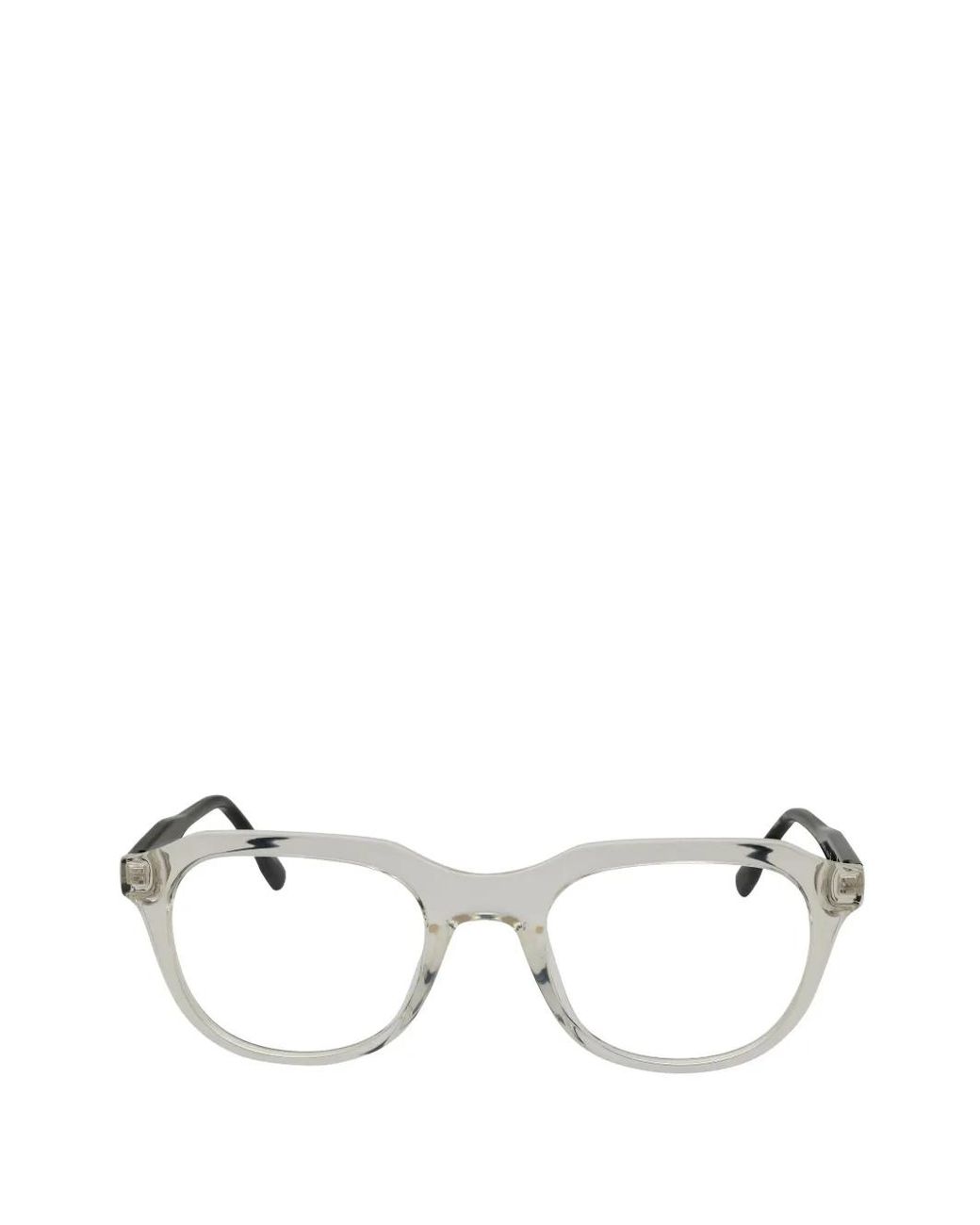 MCALLISTER White Round-Frame Glasses