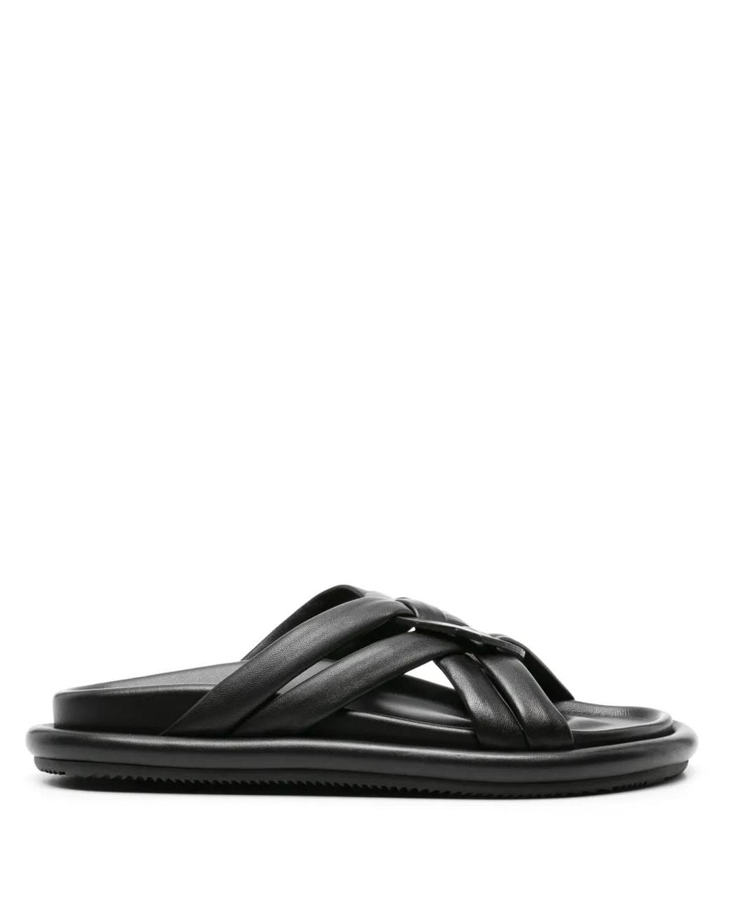 Moncler Black 'Bell' Slides