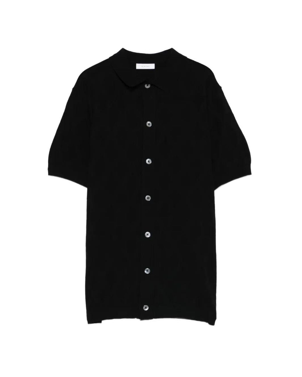 Diktat Black Diamond-Knit Shirt for men
