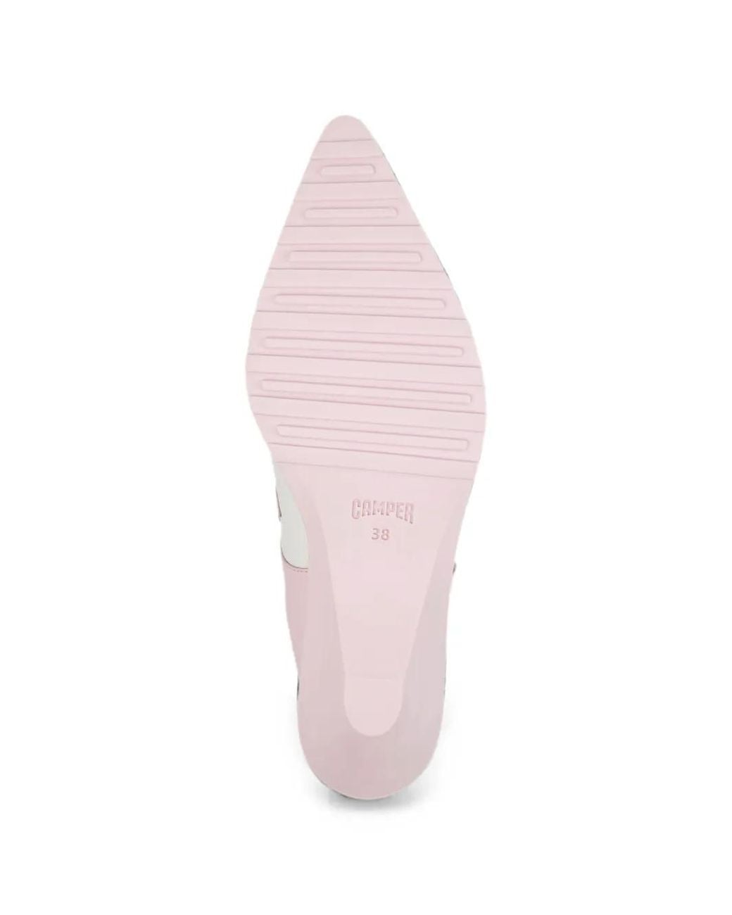 Camper Green Anita Panelled Leather Mules