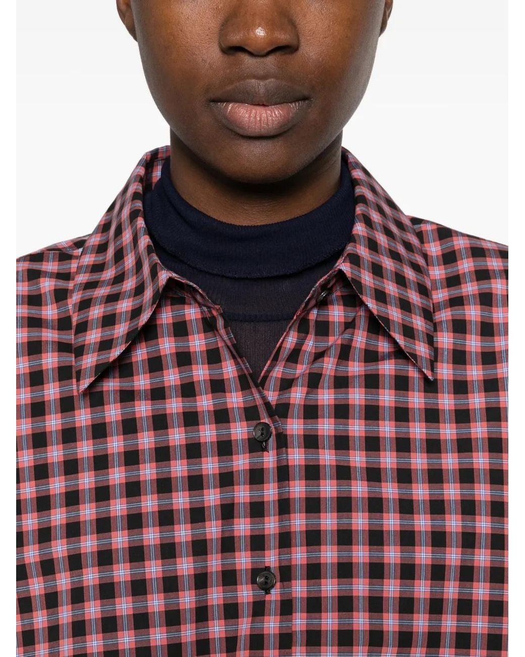 Cordera Red Check-Print Shirt
