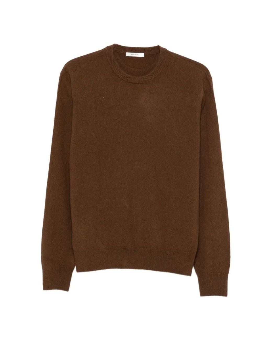 Entire studios Brown Crew-Neck Ribbed-Trim Sweater