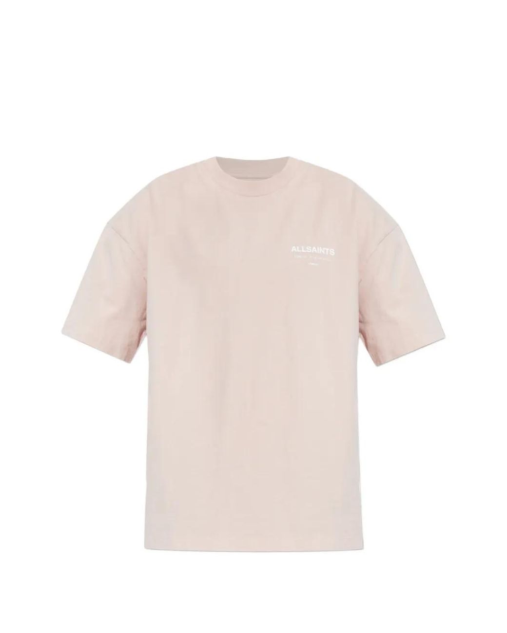 AllSaints White T-Shirt Underground À Manches Courtes for men