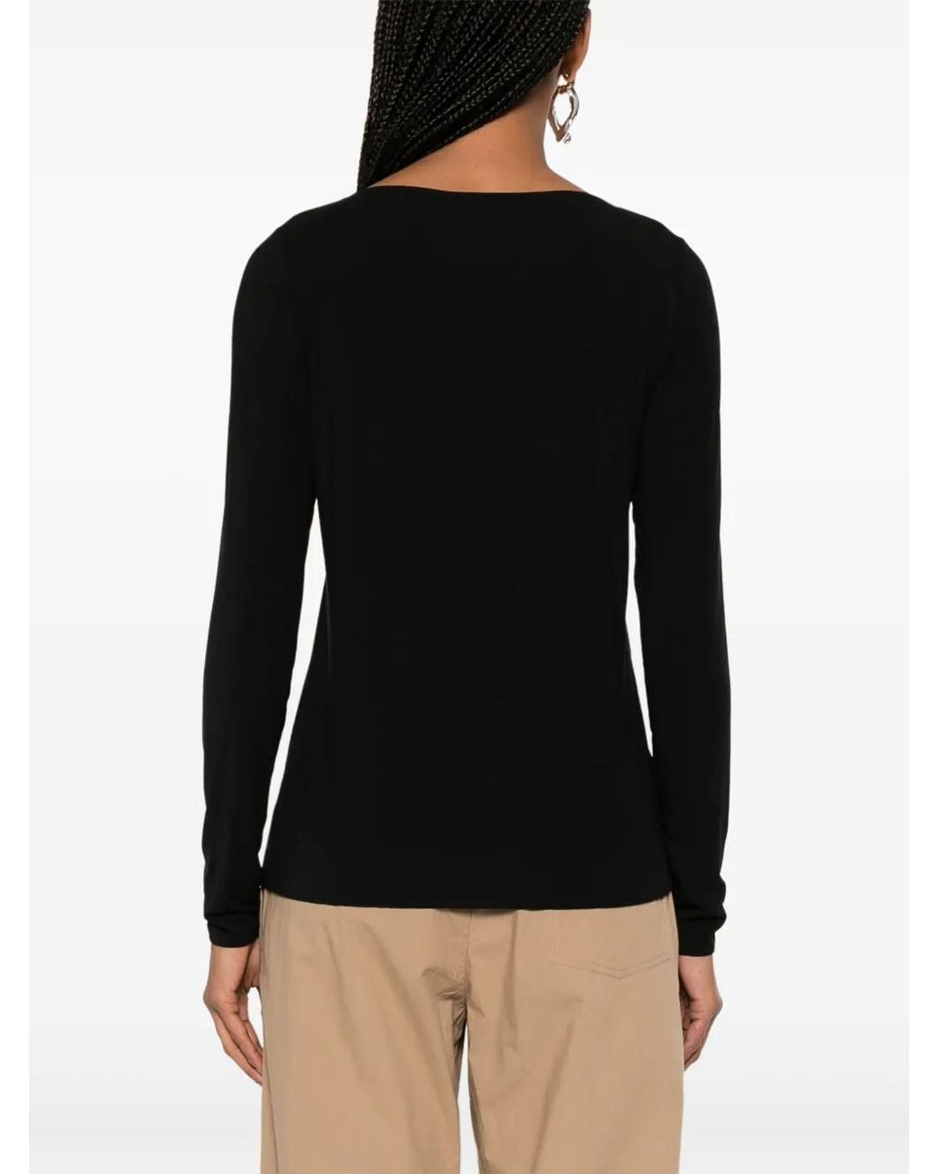 Wolford Black Longsleeves Pure Top