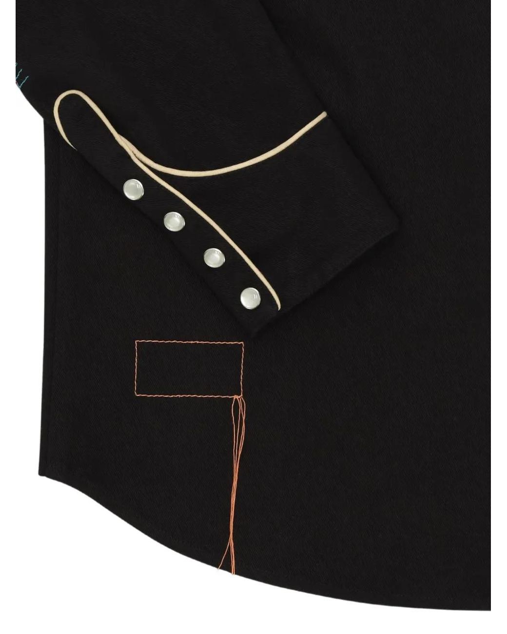 Fortela Black Taissa Embroidered Shirt