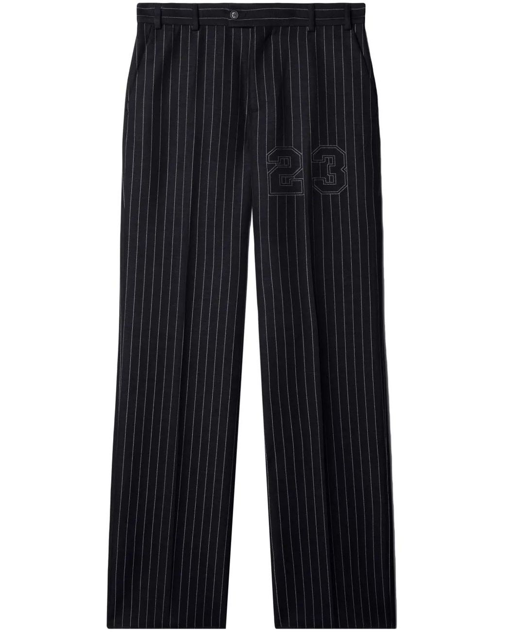 Off-White c/o Virgil Abloh Blue Casual Straight Pants For for men