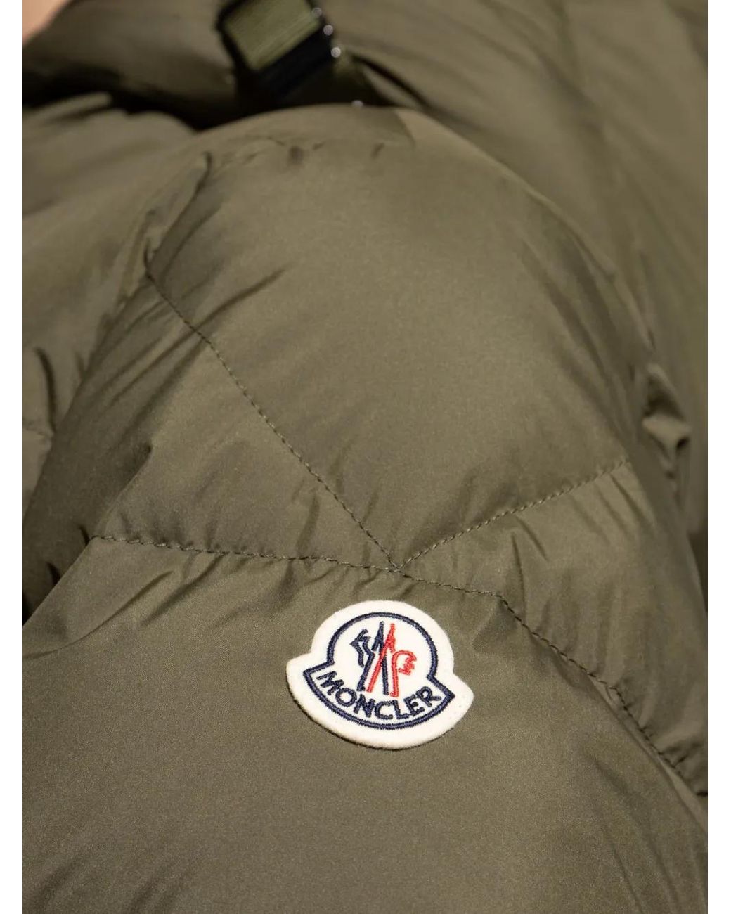 Moncler Green Laveraet Short Down Jacket for men