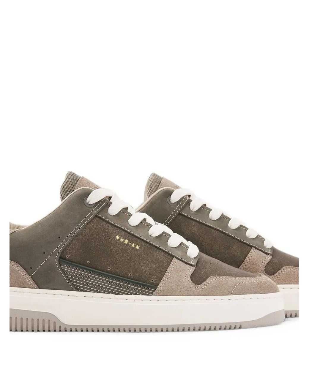 Nubikk Green Basket Sneakers for men
