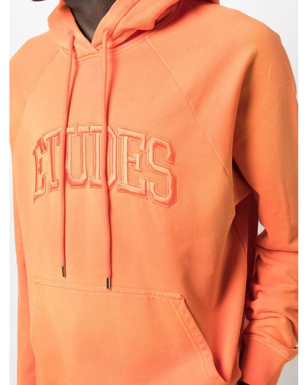 Etudes Studio Orange Hoodie Racing À Logo Brodé for men