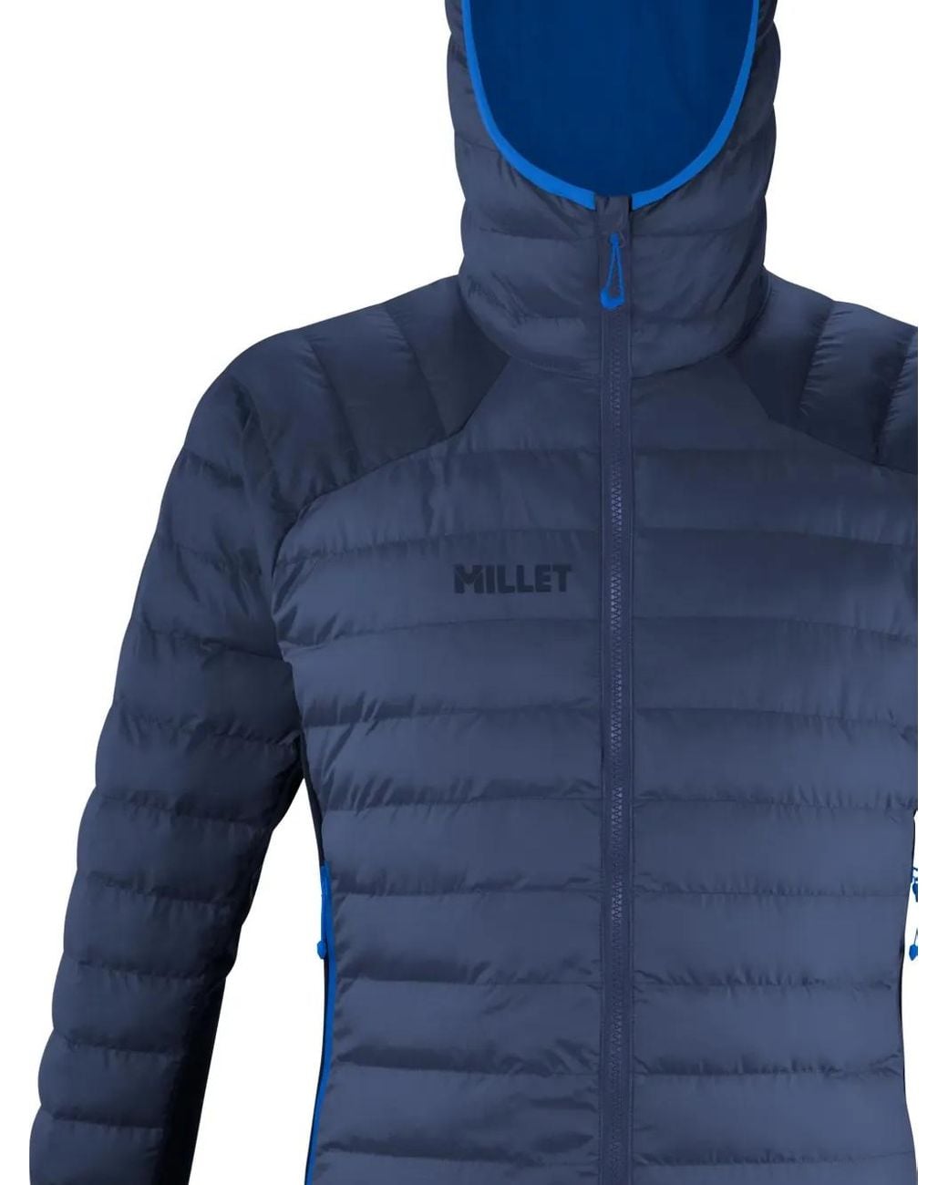 Pascal Millet Blue Logo-Print Down Jacket