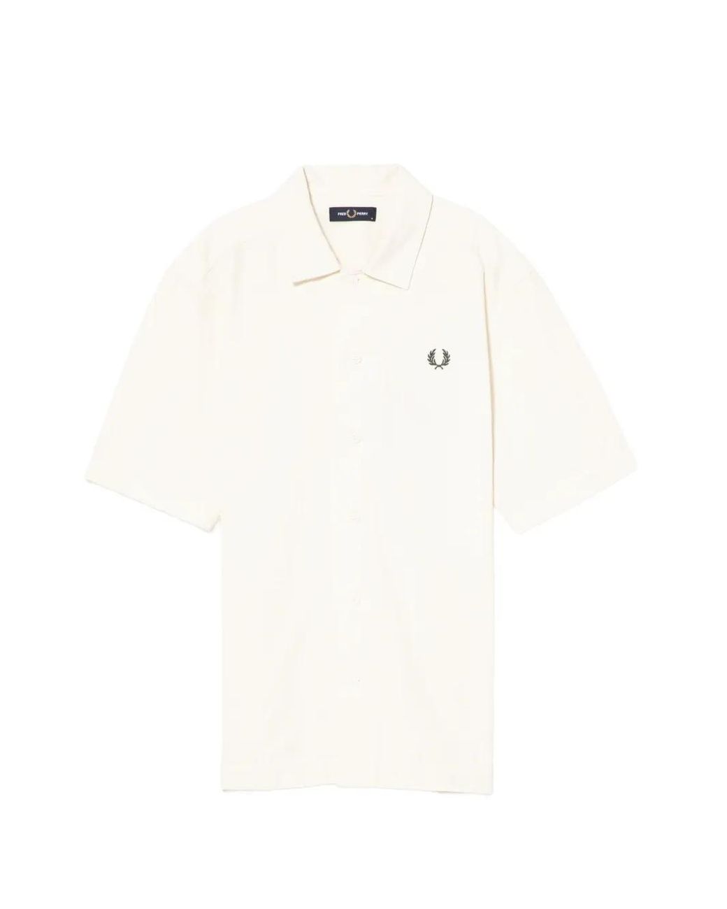 Fred Perry White Short-Sleeves Shirt for men
