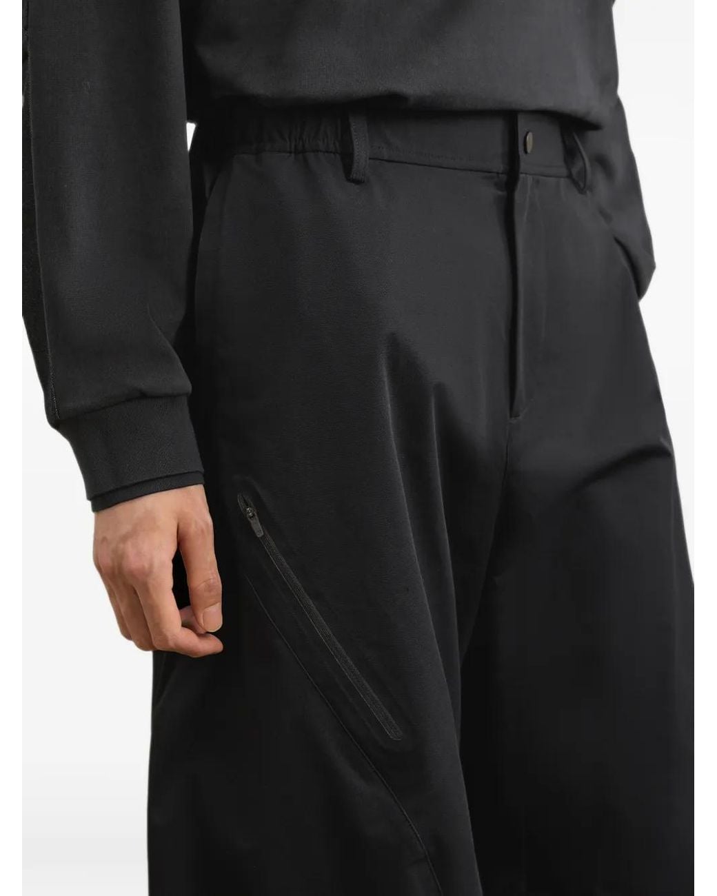 CROQUIS Blue Pantalon Ample À Empiècements for men