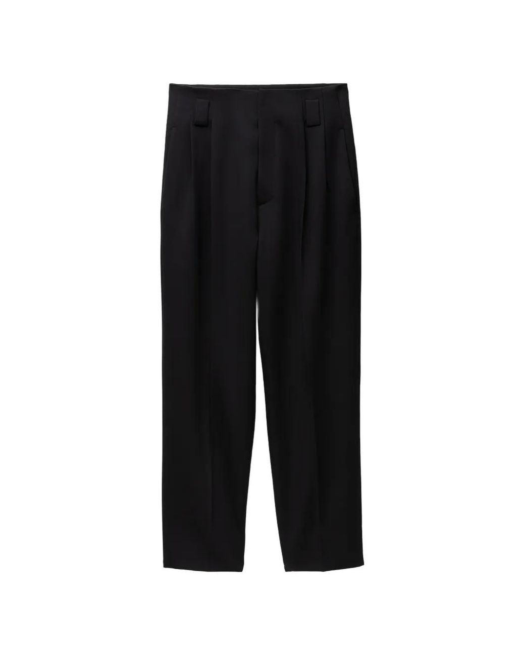 Versace Black Pantalon De Costume En Laine Stretch for men