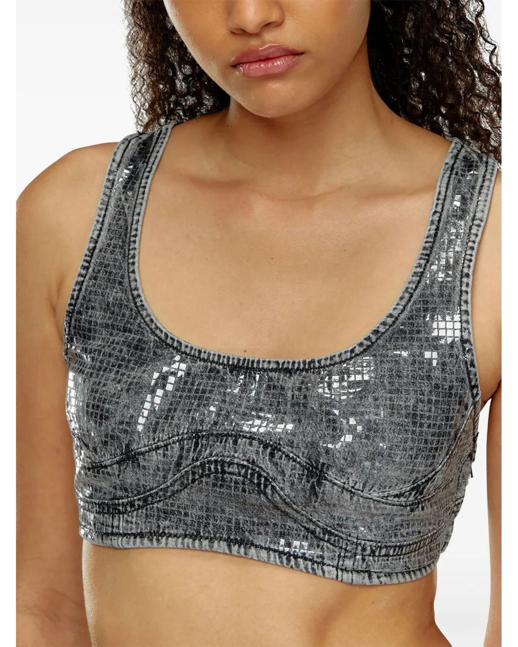 DIESEL Gray De-Toppy-S Top